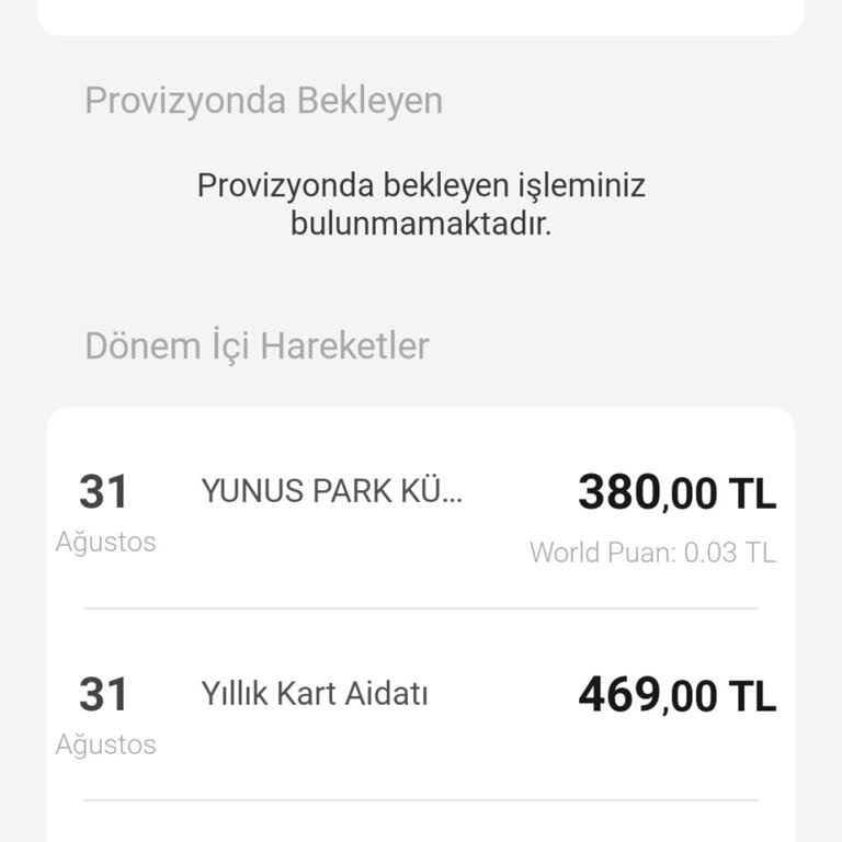 VakıfBank Kredi Kartı Yıllık Ücret