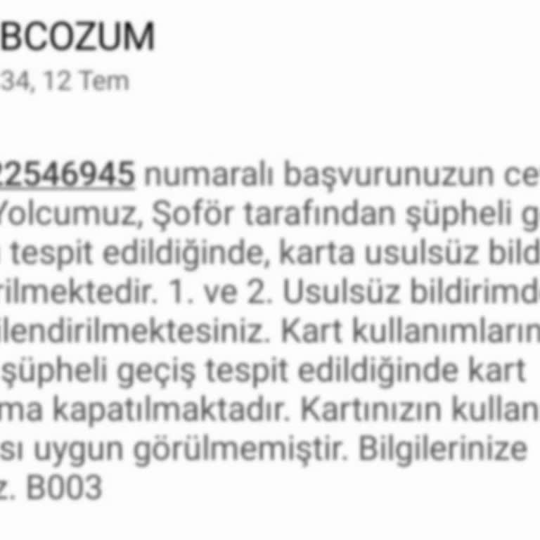 İETT'nin Haksız Uygulamaları Ve Mağduriyetim