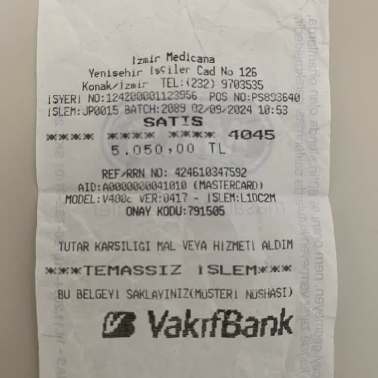 Medicana Hospitals Haksız Alınan Ücret