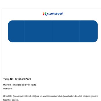 Çiçek Sepeti Teslim Edeceklerini Söyledikleri Halde Teslimat Yapmadı