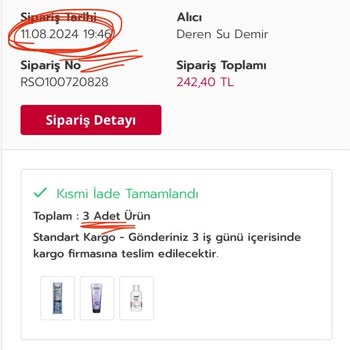 Rossmann Stoğunda Olmayan Ürünü Satıyor Ve Para İadesi Yapmıyor