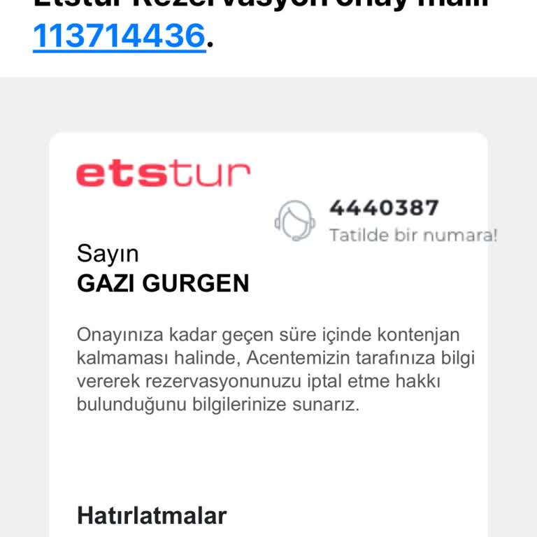 ETS Tur İptal Yerine İnsanları Mağdur Ediyor