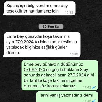Capilon Mobilya Ürün Teslim Mağduriyeti