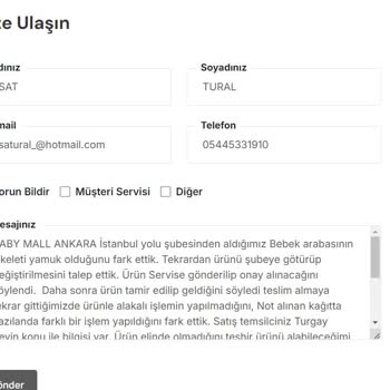 Baby Mall Prego Bebek Arabası Sorunu Problemi
