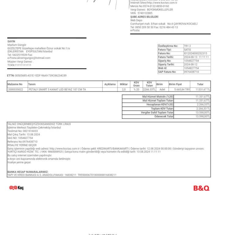 Koçtaş Yeni Alınan Ve Garantisi Olan Arızalı Ürün İçin Yardımcı Olunmuyor.