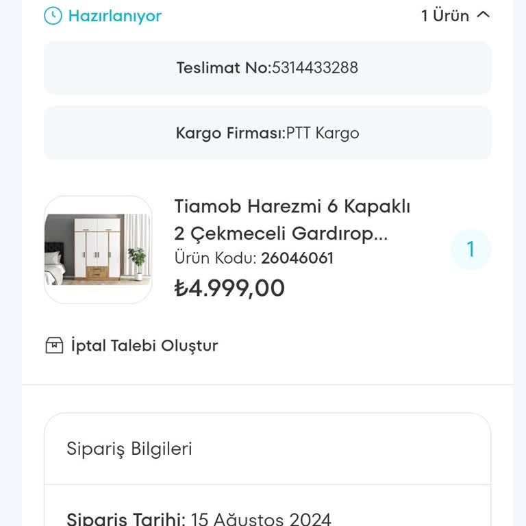 A101 Ve Tiamob Mobilya Teslimat Sorunu