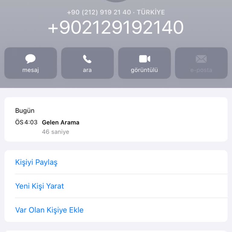 0212 919 21 40 Bu Numaradan Şikayetçiyim