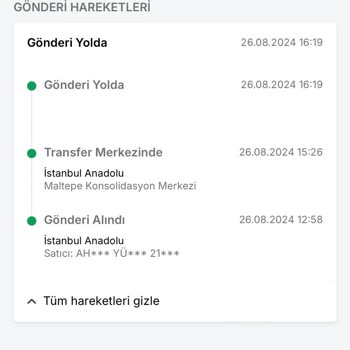 Trendyol Express Gönderi Yolda Sorunu