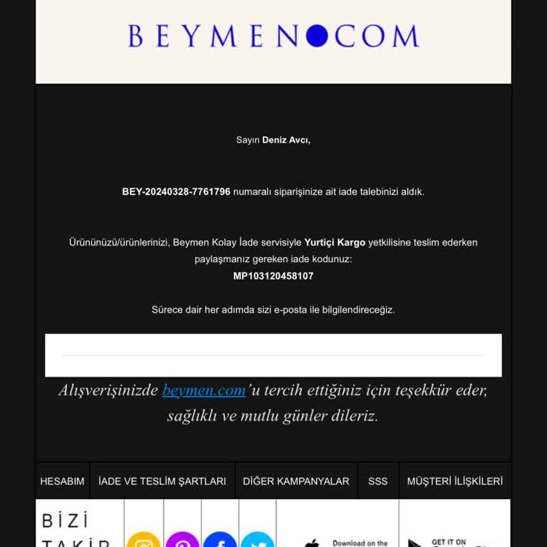 Beymen.com 26 İş Günü Oldu