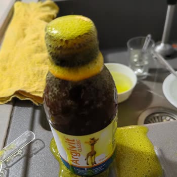 Vitaminler.com Dan Alınan Argivit Şurubun Köpürüp Taşması...