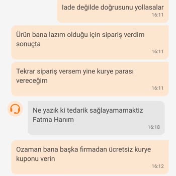 Trendyol Hızlı Market Trendyol'dan Hatalı Ürün Ve Yetersiz Müşteri Hizmeti