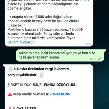 evde.kurumsalpaketleme (Instagram) Evde. Kurumsal Paketleme Hakkında Şikayet