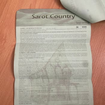 Sarot Termal Sarot Country Firması'na Ait Devremülk İle İlgili Şikayet