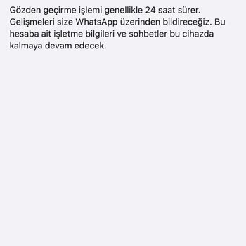 WhatsApp Business WhatsApp Hesabımın Kapatılması