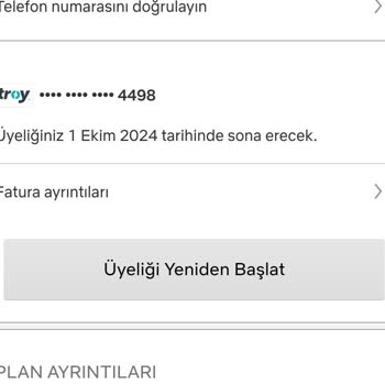 Netflix Para Çekimi, İade.