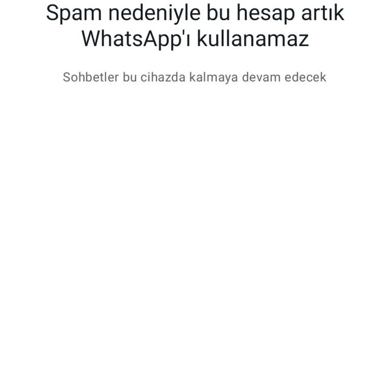 WhatsApp Spam Uygulama Kapandı