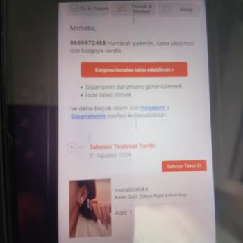 Trendyol Aldığım Üç Ürün Teslim Edilmiş Diyor Almadım