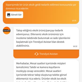 Trendyol'da Loreal Tarafından Gönderilen Eksik Ürünüm Hk