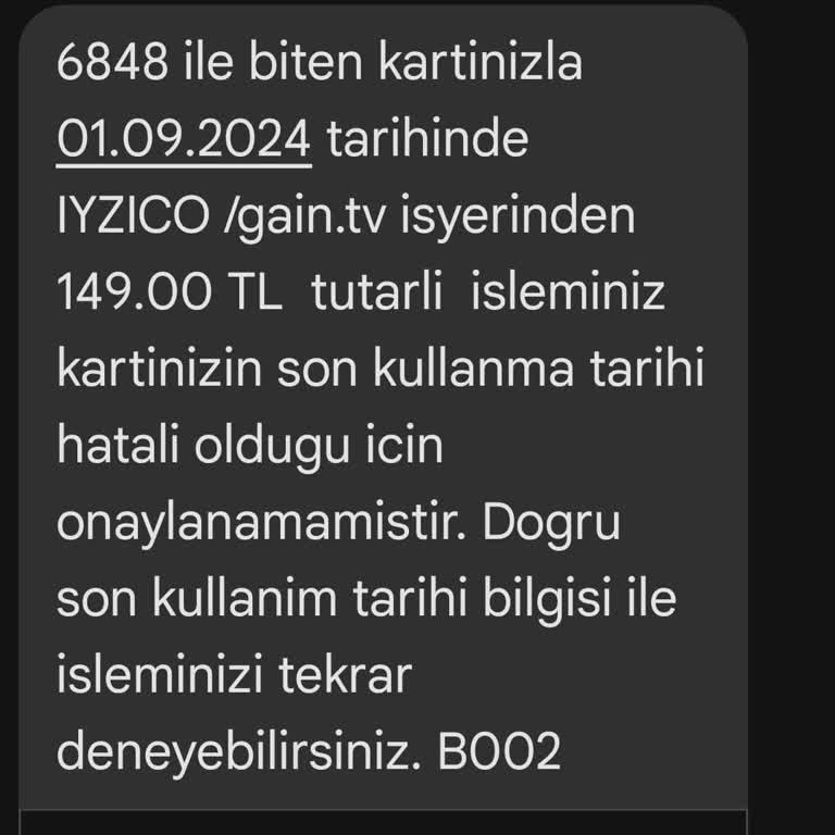 İyzico /gain TV Saçmalığı