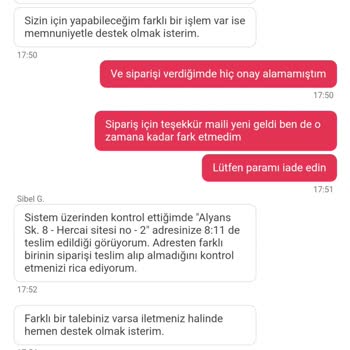 Yemeksepeti Onaylanmayan Siparişi Sözde Gönderdi
