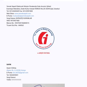 Yemeksepeti Onaylanmayan Siparişi Sözde Gönderdi