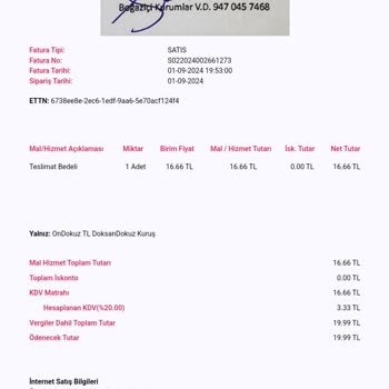 Yemeksepeti Onaylanmayan Siparişi Sözde Gönderdi