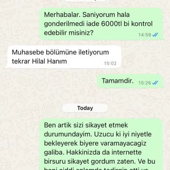 Günay Restaurant Çeşme Kapora İadesi Yapılmıyor