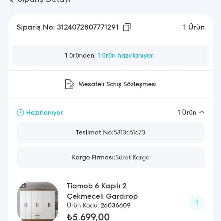 A101 Extra Dolap Siparişi Gecikmesi Bir Ay Oldu Ürün Teslim Edilmedi