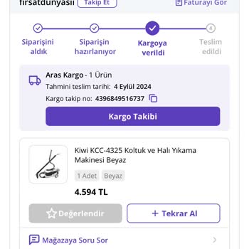 Üsküdar Setbaşı Aras Kargo'nun Adres Hatalı Yalanı
