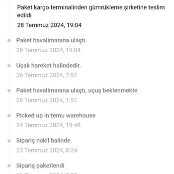 Temu Siparişim Hala Gelmedi