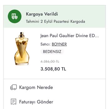 Boyner Yanlış Boy Parfüm