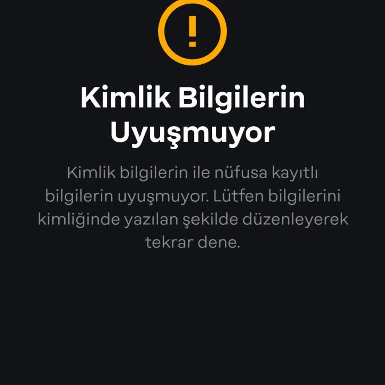 Papara Kimlik Doğrulama Sorunu