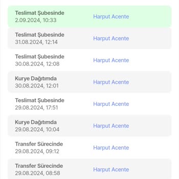 Sürat Kargo Harput Şubesinde Geciken Teslimat Sorunu