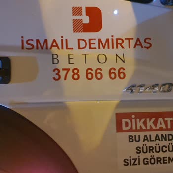 İsmail Demirtaş Beton Firması'nın Duyarsızlığı İlgisiz Olması