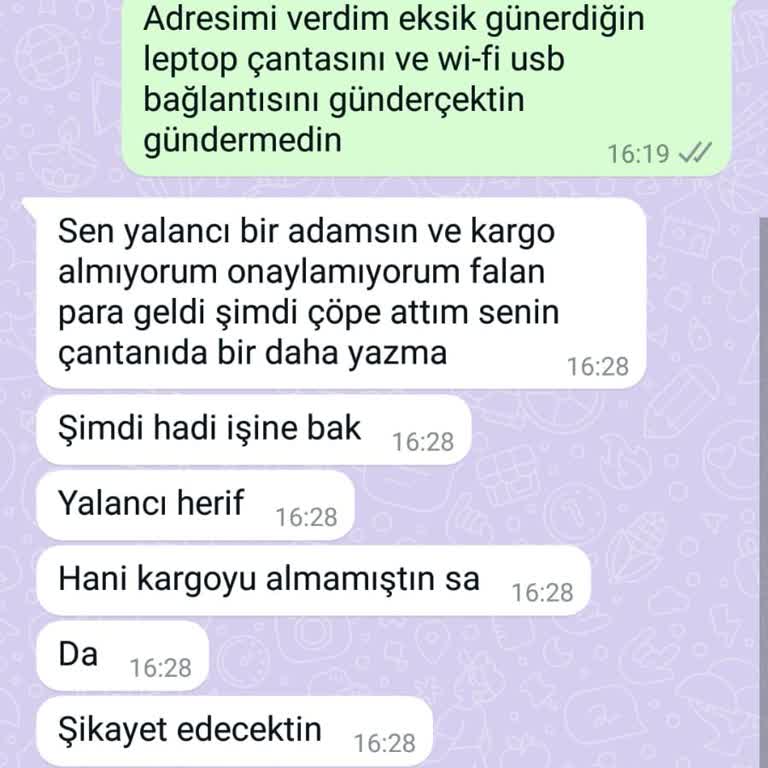 Sahibindende Sattığım Ürün Eksik Ve Kusurlu İade Edildi