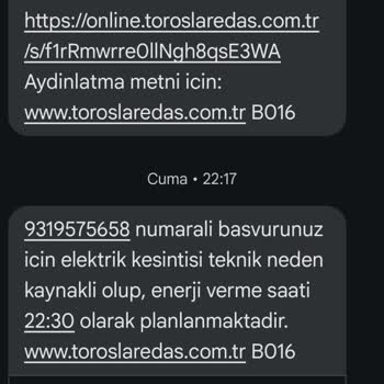 Enerjisa Toroslar'da Sürekli Elektrik Kesintisi Sorunu