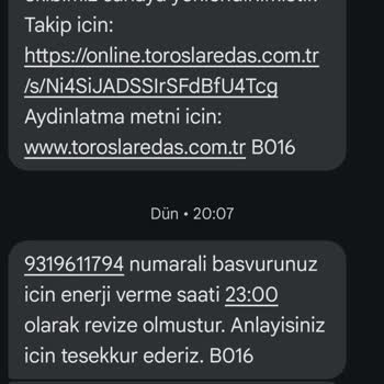 Enerjisa Toroslar'da Sürekli Elektrik Kesintisi Sorunu