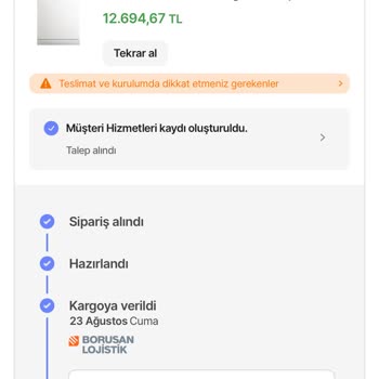 Borusan Lojistik Kargomu Teslim Etmiyor
