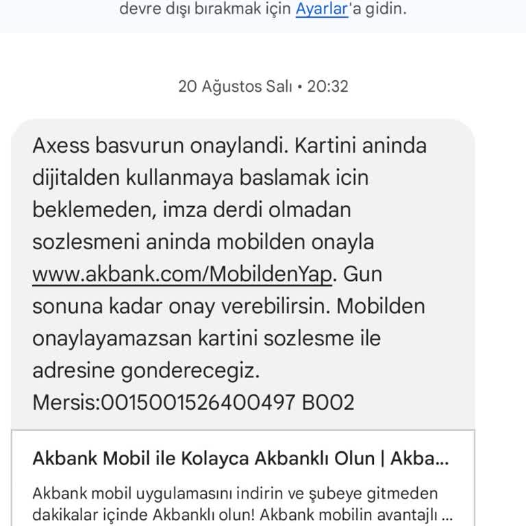 Akbank Kredi Kartı Onaylandı Ama Gelmiyor