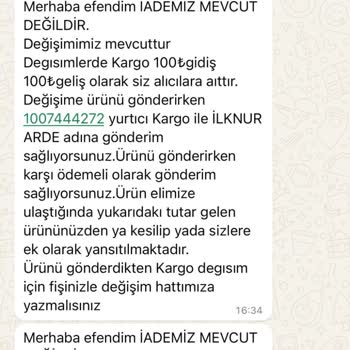 Moda Nurgül Firması İle Yaşanan İade Ve Müşteri Hizmetleri Sorunu