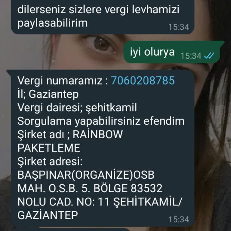 Evde Ekişi Paketleme Kişisel Bilgilerin İzinsiz Kullanımına Karşı Önlem Talebi