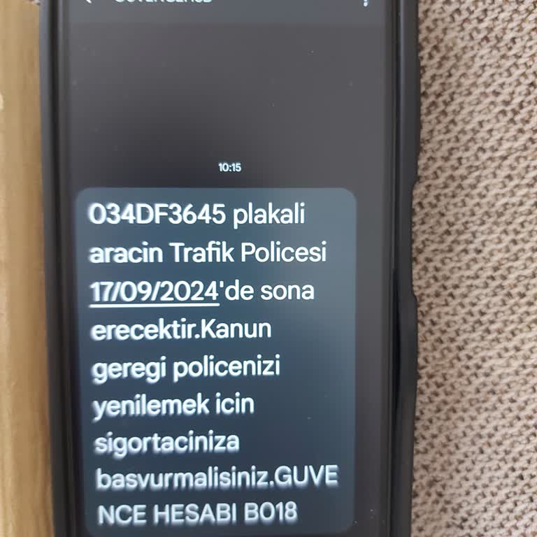 Güvence Hesabı Sigortanız Bitiyor Diyerek Yanlış Mesaj Atıyor