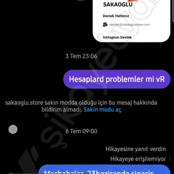Sakaoğlu Store Gizemli Kutu Parasını Geri Ödememe!