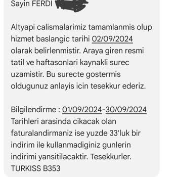 TURKISS Türkiş Net İnternet Sorunu