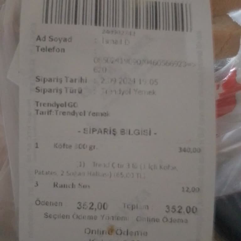Köfteci Yusuf Yanlış Sipariş Ve Gecikme Sorunu