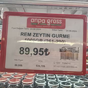 Anpa Gross Market Anpa Gross Ürün İadesi