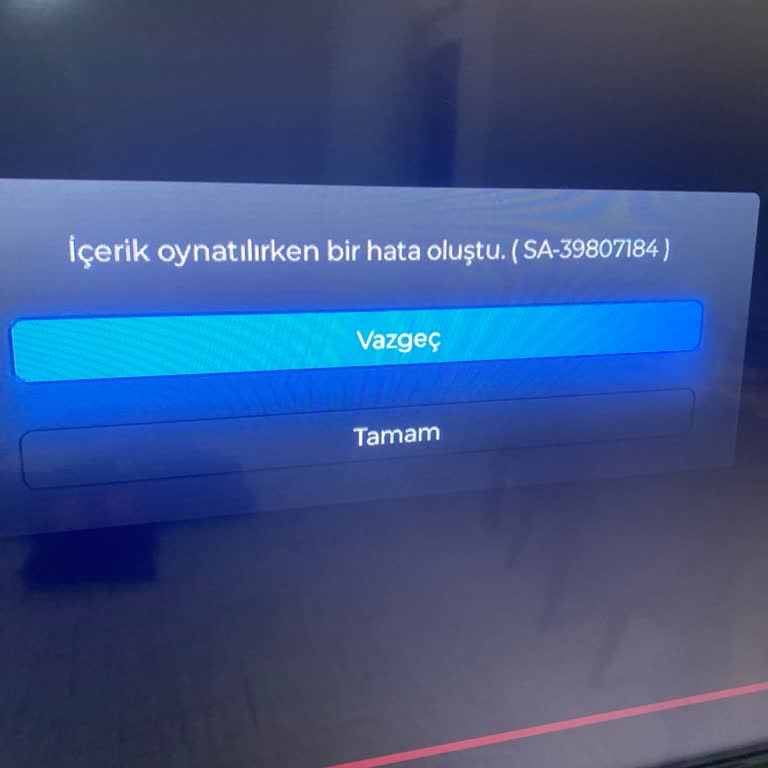 TOD Tv Canlı TV Problemi
