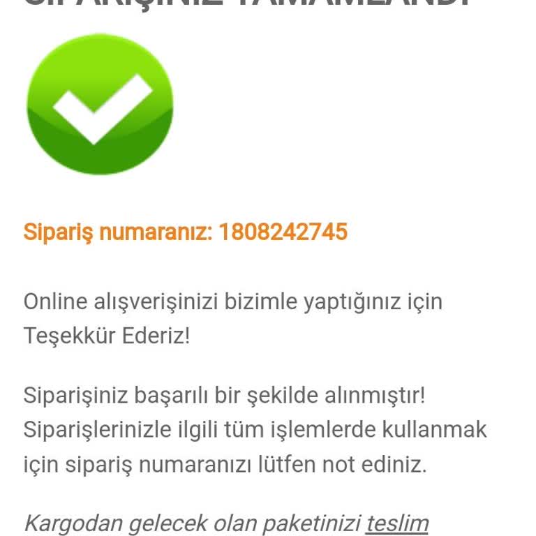 Süpürgemarket Ürün Teslimatı Sorunu
