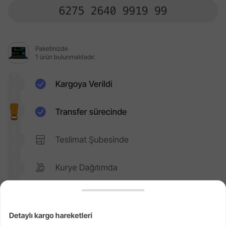 hepsiJET Kargom Bir Haftada Yolu Yarılamadı