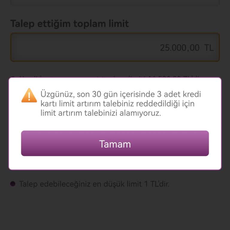Enpara Kredi Kartı Limit Artırımı Sorunu